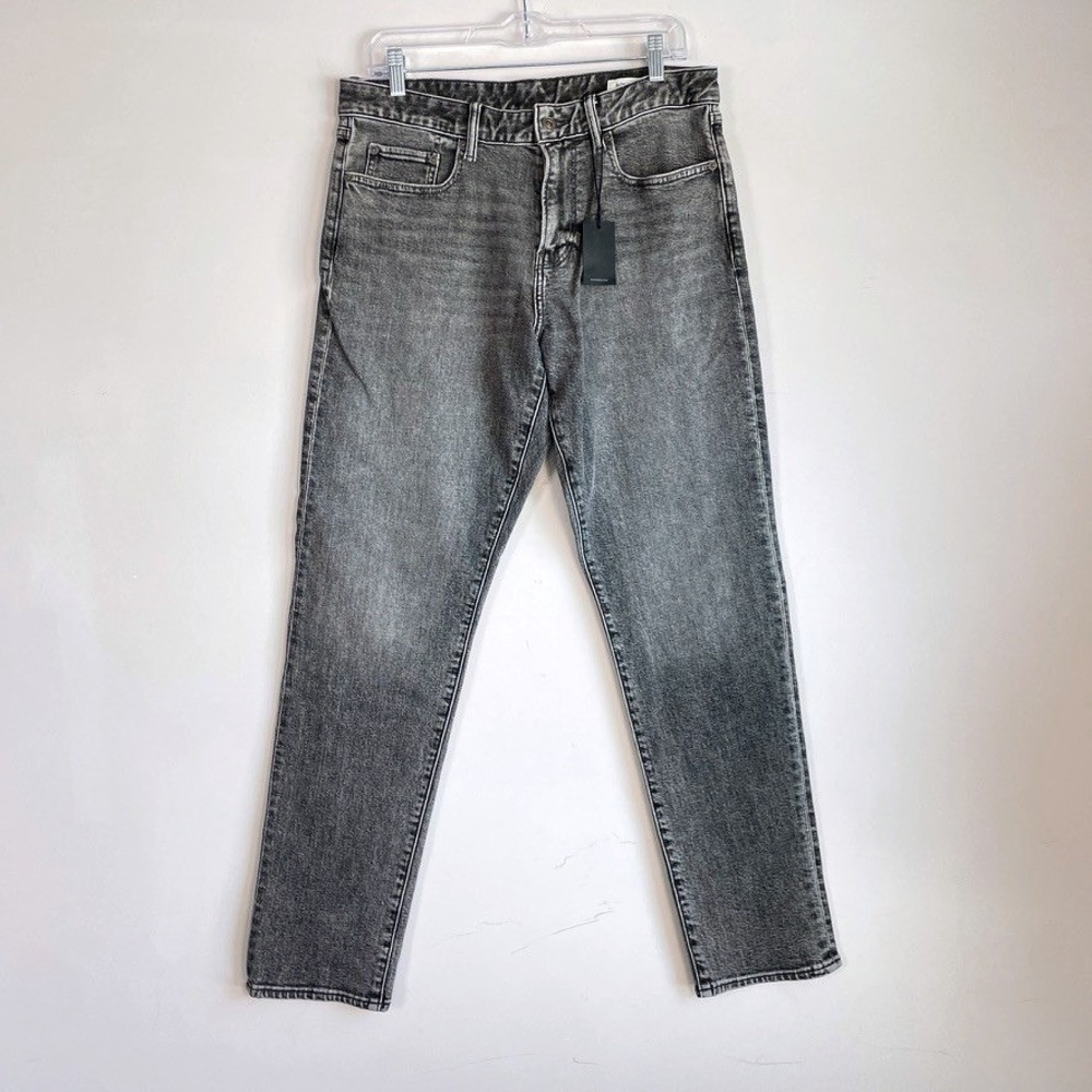 Bonobos‎ Mens Athletic Fit Jeans 31X32 Tapered Preppy Organic Cotton Gray Wash